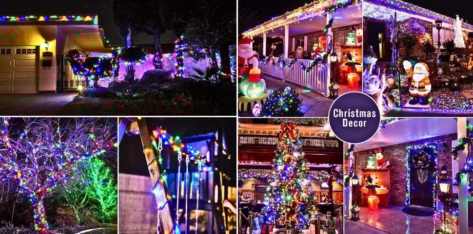 SAHAPECT Solar LED Light, 200 LED 22 Mtr Long, Multi Color Lights,Copper Wire, String Fairy LED Light Lamp