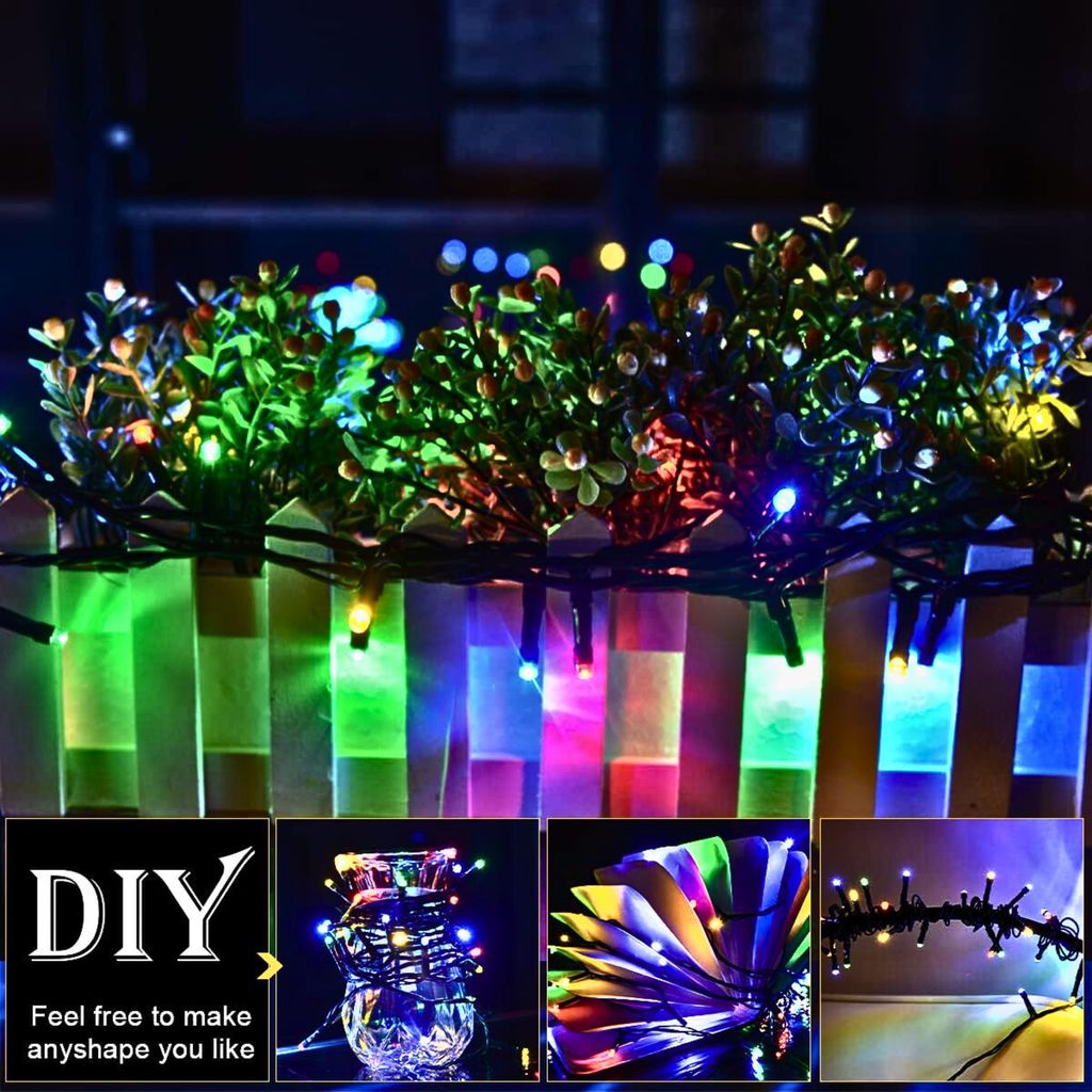 SAHAPECT Solar LED Light, 200 LED 22 Mtr Long, Multi Color Lights,Copper Wire, String Fairy LED Light Lamp