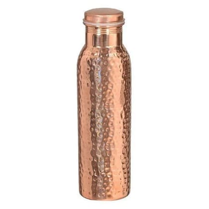 Pure Copper Water Bottle with Advanced Leak Proof Protection, Ayurveda and Yoga Health Benefits. PACK OF 2