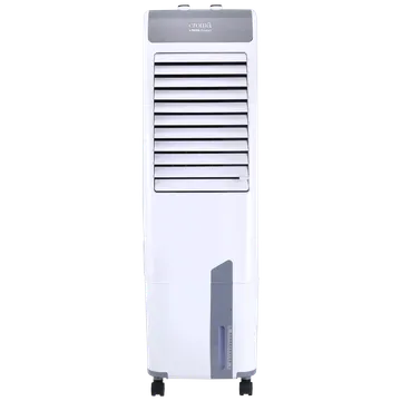 Croma AZ30 30 Litres Tower Air Cooler (Anti-bacterial Honeycomb Pad, White & Grey)
