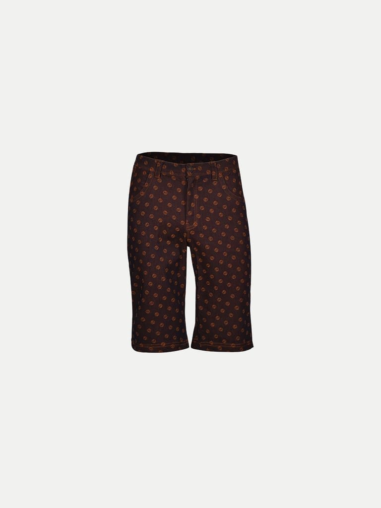 Teen Boys Brown Printed Chino shorts - Shorts | Buy online on ZillyBuy