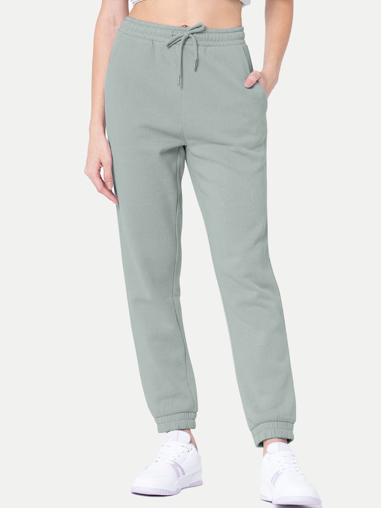 Womens Grey Solid Joggers - Joggers | Buy online on ZillyBuy