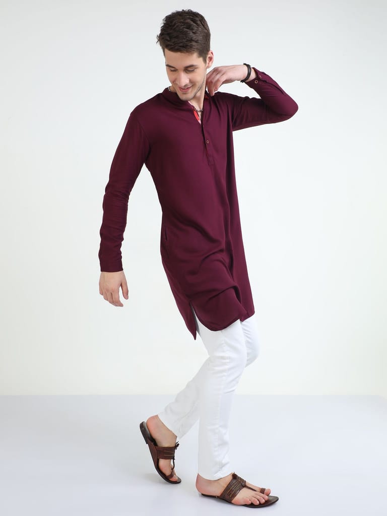 Winerio Mens Long Kurta