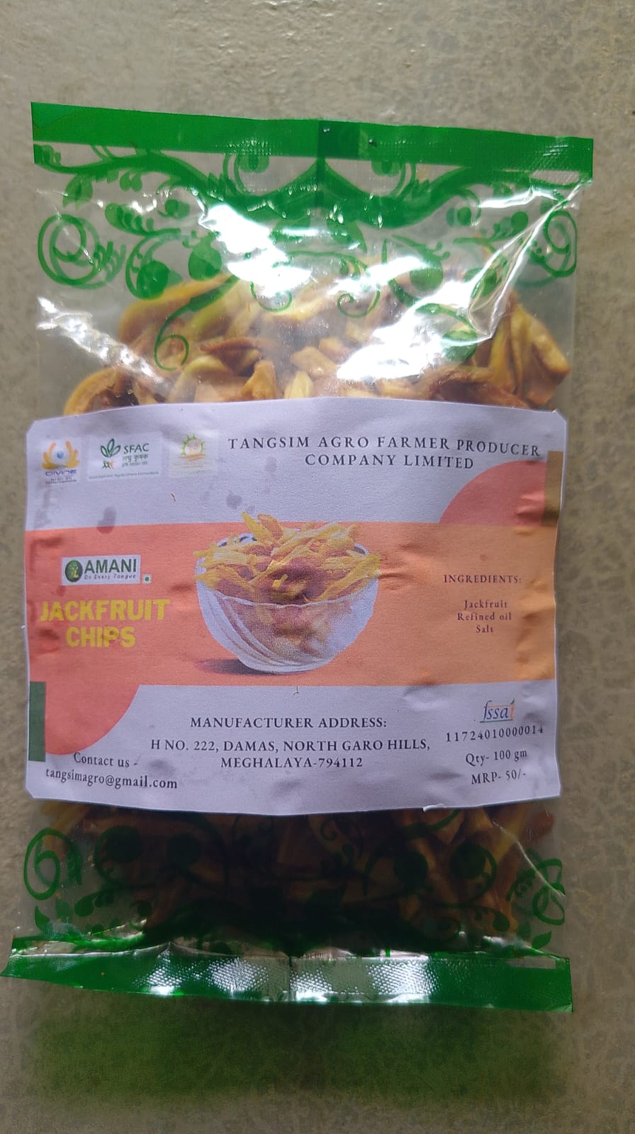 Jackfruit chips