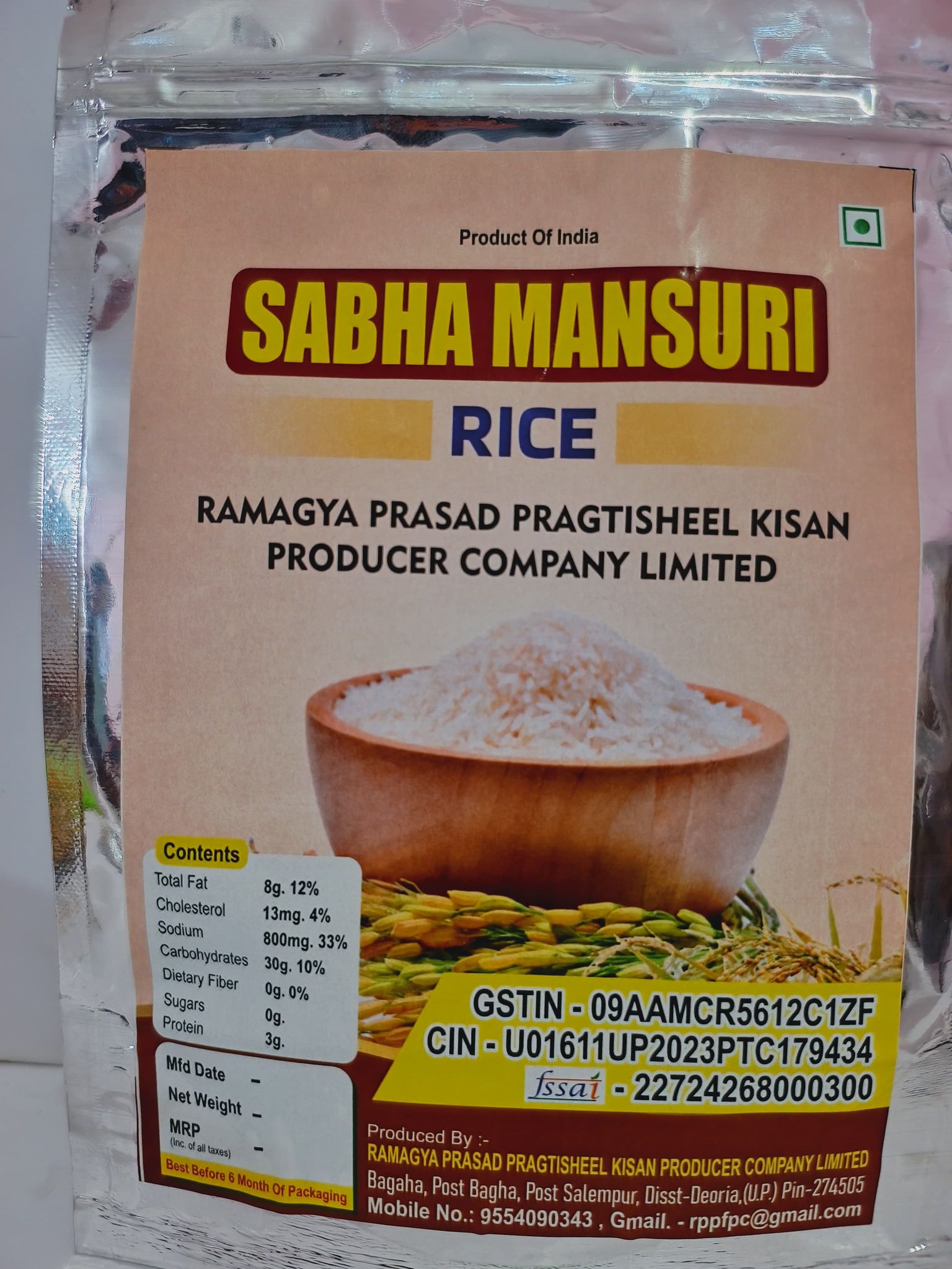 Sabha Mansuri Rice