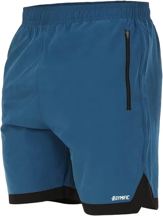 GYMIFIC Sports Training Running Dry Fit Solid Shorts for Men
