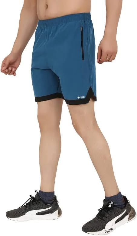 GYMIFIC Sports Training Running Dry Fit Solid Shorts for Men