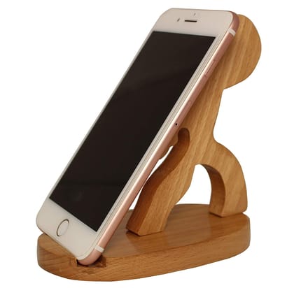 BROTHERSKART Wooden Mobile Cell Phone Stand Holder for All Type of Smartphones and Tabs Brown BROTHERSKART Wooden Mobile Cell Phone Stand Holder for All Type of Smartphones and Tabs Brown