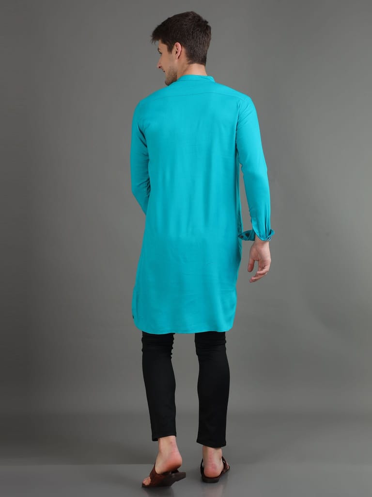 Ocean Gems Mens Long Kurta