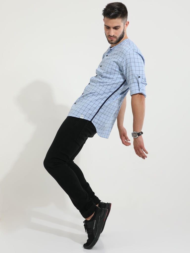 Checksist Blue Shirt