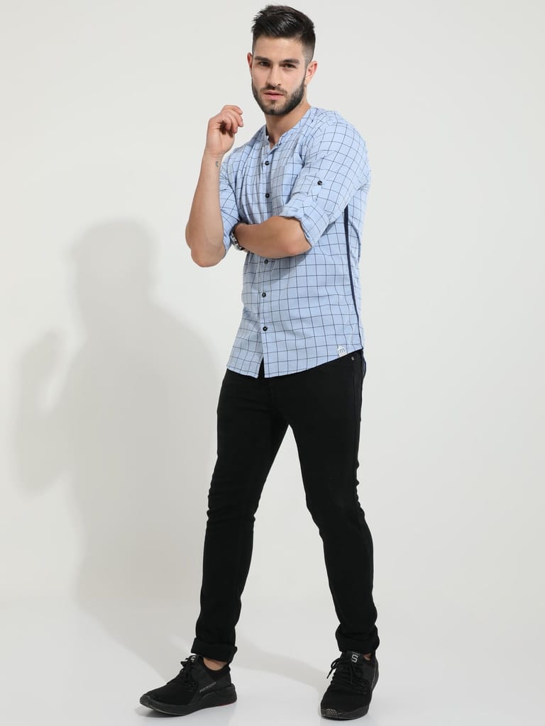 Checksist Blue Shirt