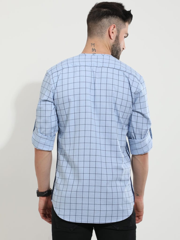 Checksist Blue Shirt
