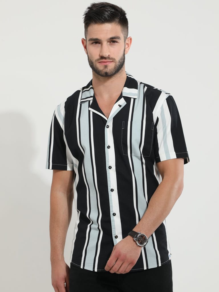Unibold Black and White Shirt