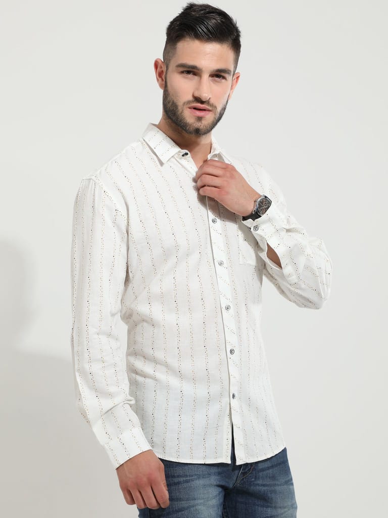 Bubble-Buzz White Shirt