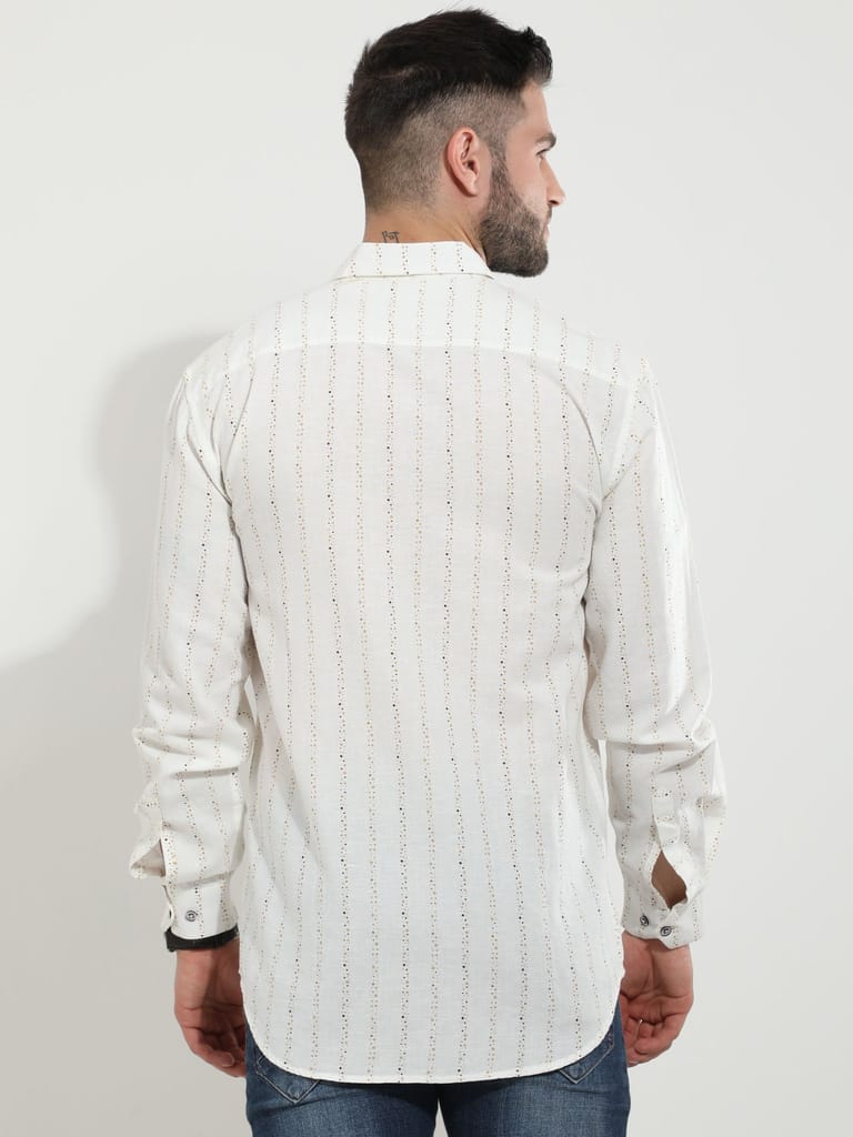 Bubble-Buzz White Shirt