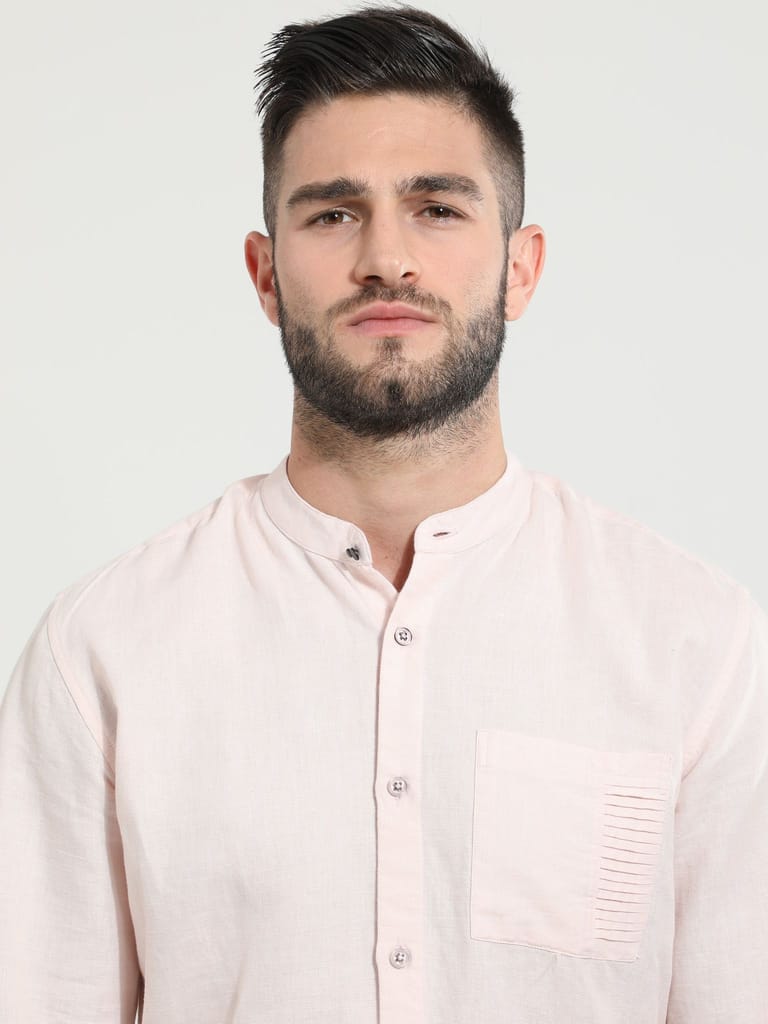Quartz Mod Pink Linen shirt