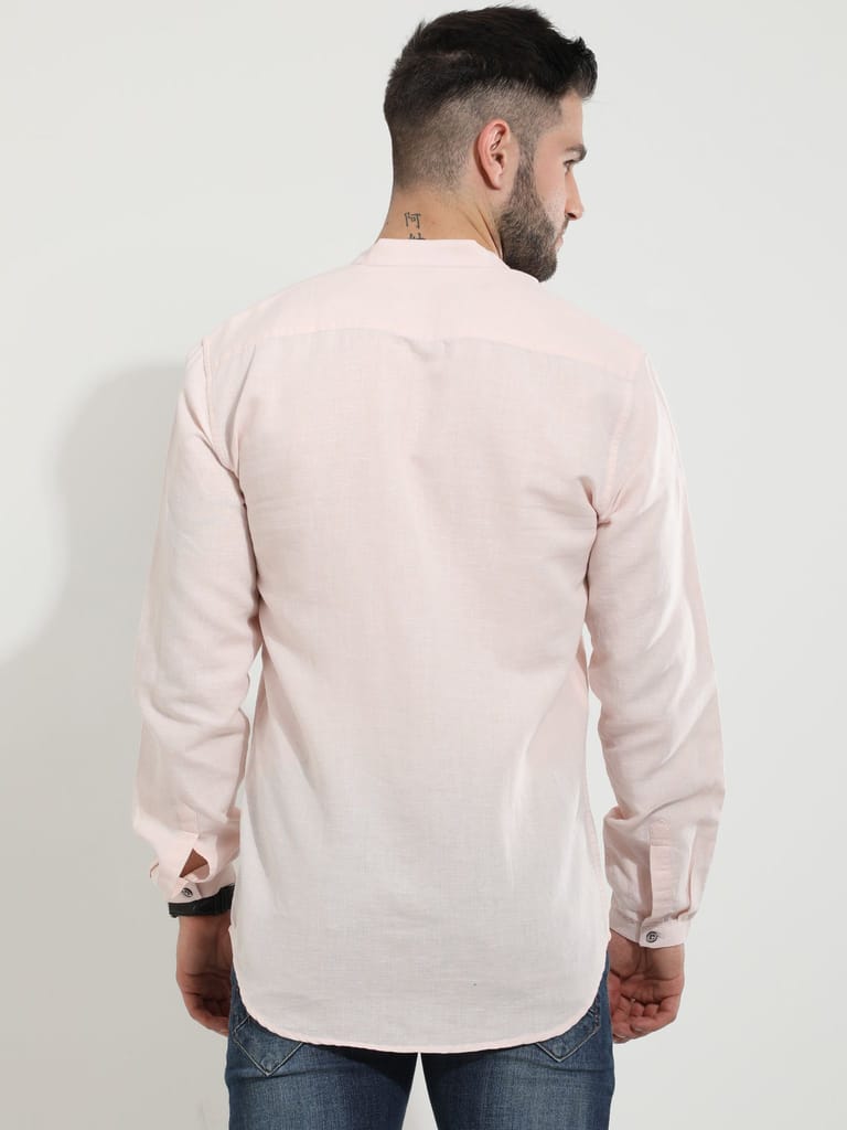 Quartz Mod Pink Linen shirt