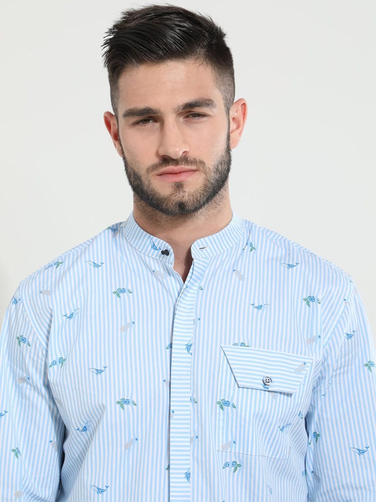 Turtle-Max Blue Shirt