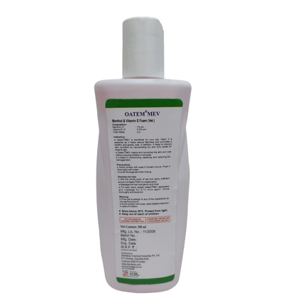 OATEM MEV Menthol & Vitamin E 5-in-1 Pet Shampoo, 200ml for Dogs