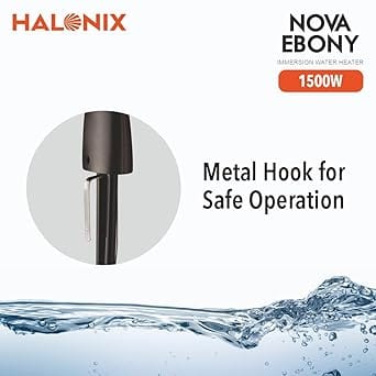 1500W Electric Water Heater Immersion Rod | Instant Heating With Bucket Holder | ISI Certified 2 Year Replacement Warranty