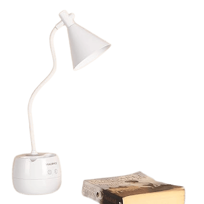 Wood Ray Led Study Lamp/Table Lamp Rechargeable Led Desk Lamp, Touch Control Table Lamp, Eye-Caring Smart Lamp with USB Charging for Student for Study, 3-in-1 Light Color, Pen Holder, Brown