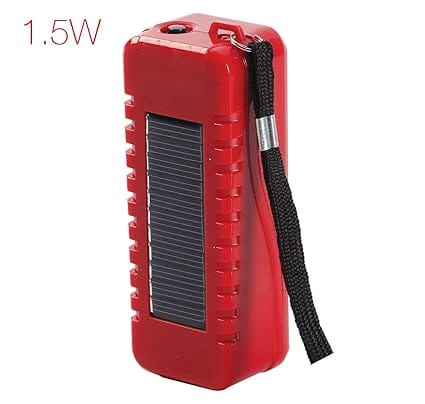 1.5W LED Rechargeable Lantern|Energy Efficient|Solar and USB Charging Mode|360° illumination|Made in India|(Glanz)|Pack of 1