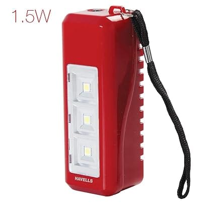 1.5W LED Rechargeable Lantern|Energy Efficient|Solar and USB Charging Mode|360° illumination|Made in India|(Glanz)|Pack of 1