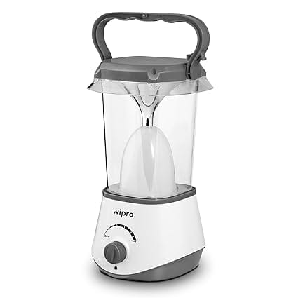 Solaris 10W Rechargeable Emergency Led Lantern| 360 Degree Ambient Light| 3000 Mah Lithium Battery, Pack of 1, White