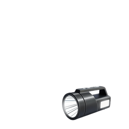 Searchlite Dl95 |Led Torch Cum Emergency Sidelight |4W Torch & 4W Emergency Sidelight | 4 Lighting Modes | 40000 Lux Output | India's Fast Charging Torch | Powered by Li-Ion Battery | Black