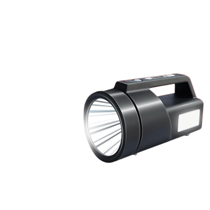 Searchlite Dl95 |Led Torch Cum Emergency Sidelight |4W Torch & 4W Emergency Sidelight | 4 Lighting Modes | 40000 Lux Output | India's Fast Charging Torch | Powered by Li-Ion Battery | Black