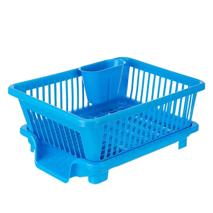 Plastic Sink Dish Drainer Drying Rack (With Brown Box)