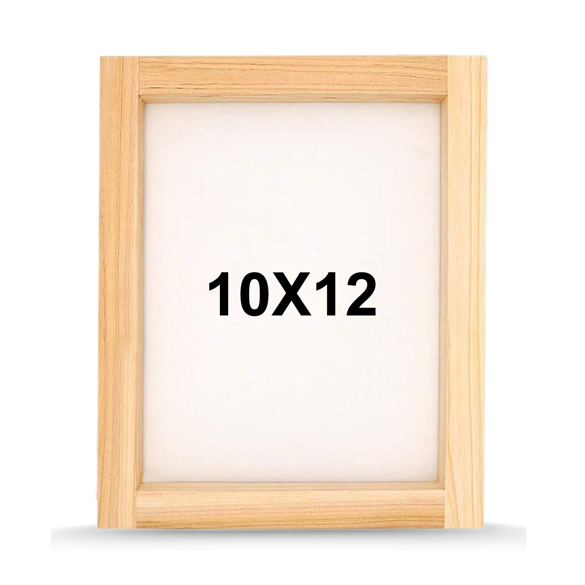 (10X12 Inch)Wooden Screen Printing Frame with Pre-Stretched 120No. Mesh