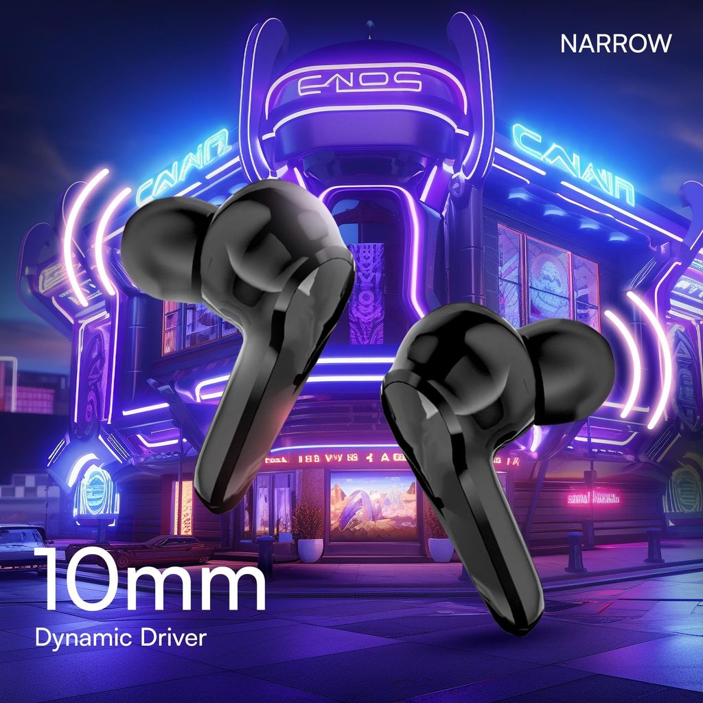 HAPIPOLA Narrow Immersive Audio | Bluetooth v5.2 10mm Driver | 100 Hours Stand-by | White Light 23 Hours Combined Playback | Touch Control Type C Interface | Good Bass