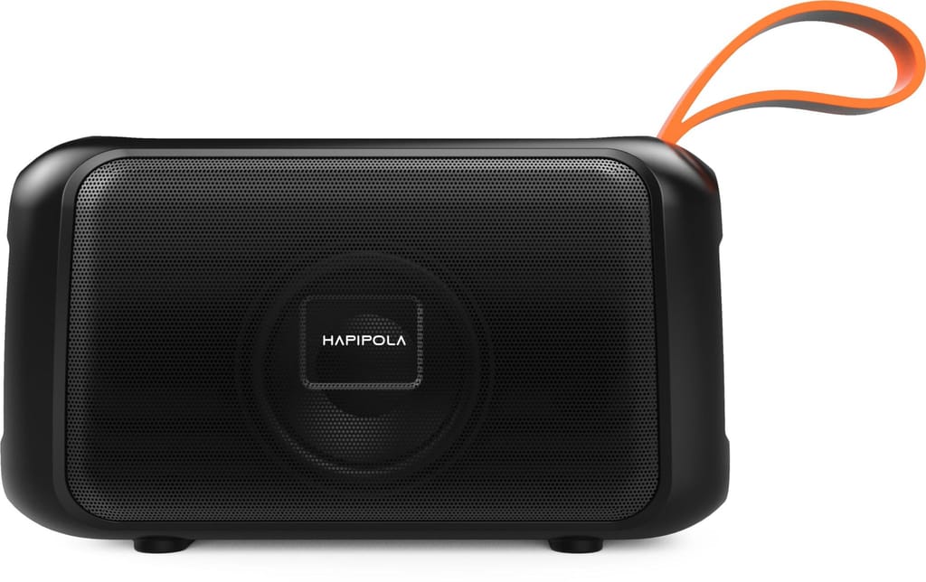HAPIPOLA Bluetooth Speaker Fusion Immersive Audio | Good Bass | Light Weight 5 Hours Playback | Playback Control AUX, USB, TF Card | Upto 10m Range Hands-Free Calls | Micro Interface