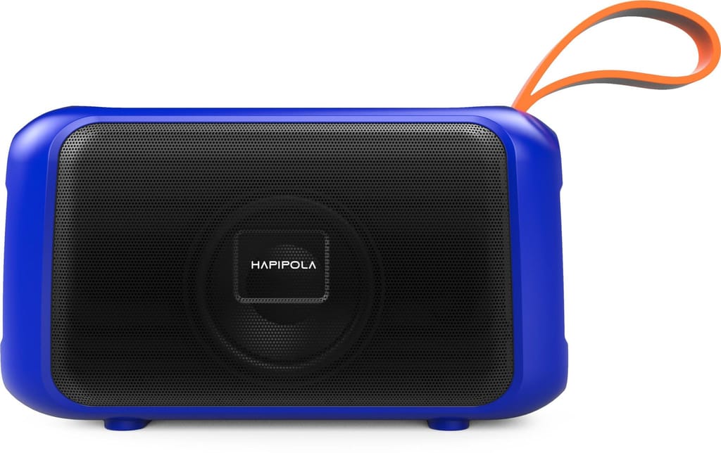 HAPIPOLA Bluetooth Speaker Fusion Immersive Audio | Good Bass | Light Weight 5 Hours Playback | Playback Control AUX, USB, TF Card | Upto 10m Range Hands-Free Calls | Micro Interface