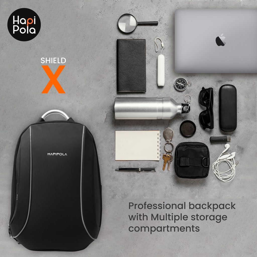 HAPIPOLA BACKPACKS-SHIELD X TRAVEL BACKPACK-20L CAPACITY