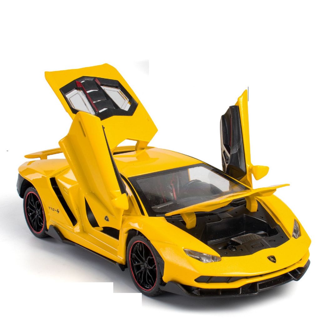 KTRS ENTERPRISE 1:24 Alloy Metal Pull Back Die-cast Car Model Car Pull Back car Super car with Openable Doors with Sound and Light Doors & Light Music Boys Toys for Kids (LeMBORGHINI) - Toys and Games | Buy online on ZillyBuy