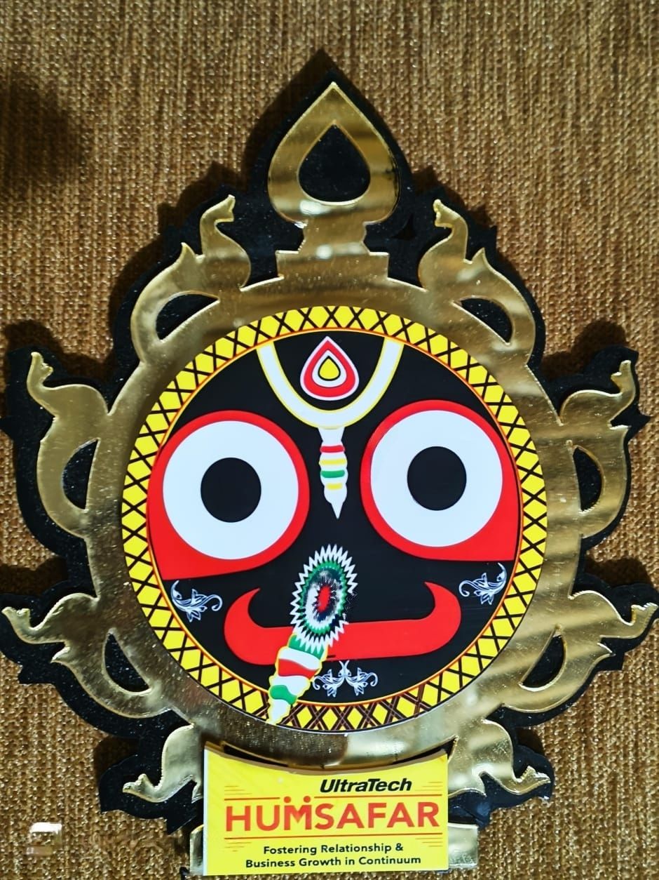 Lord Jagannath Acrylic Trophy, For Gift Purpose