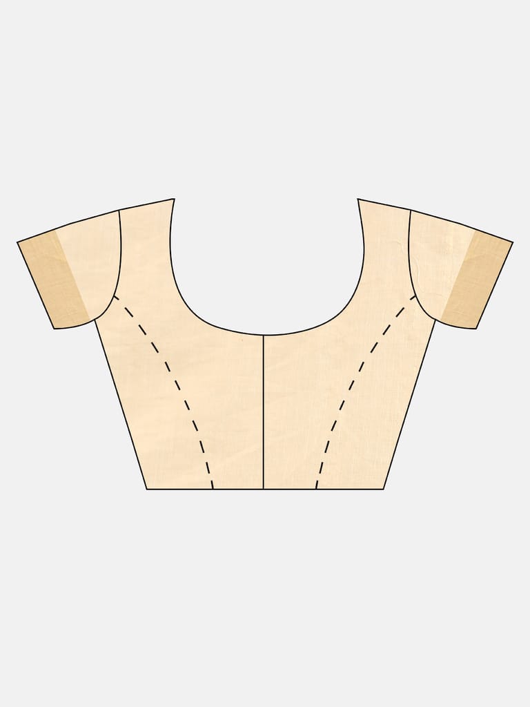 Womens Kerala Tissue Peacock Feather Printed Gold Jari Border Saree OKS35