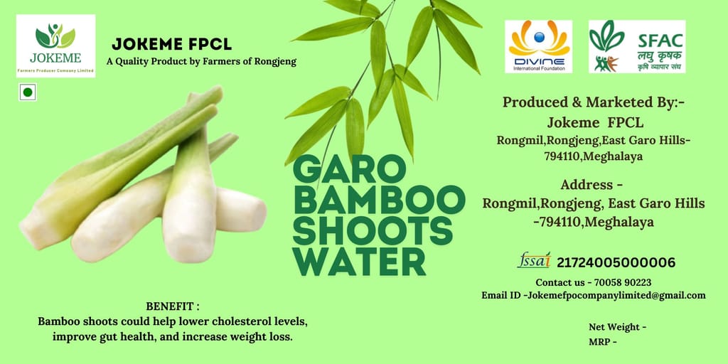 Bamboo shoots water