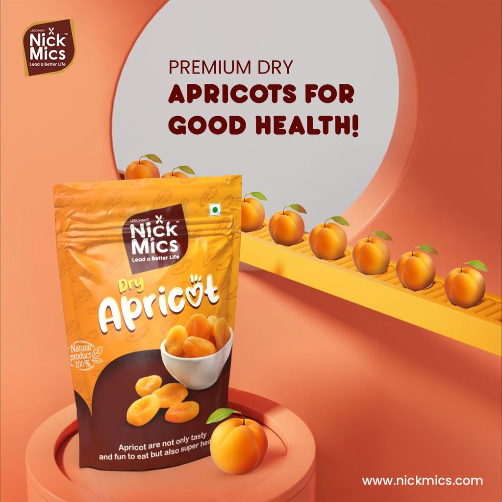 Nick mics Dried Apricot 250gm | Dry Fruits | Apricots  | Apricot Dry Fruits | Dry Apricot |