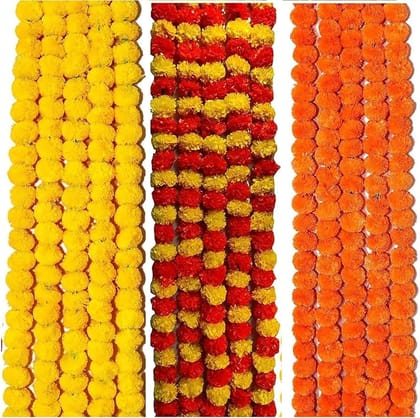 Artificial garlands with bell pack of 4| White | Size – 16 x 26 Inches |