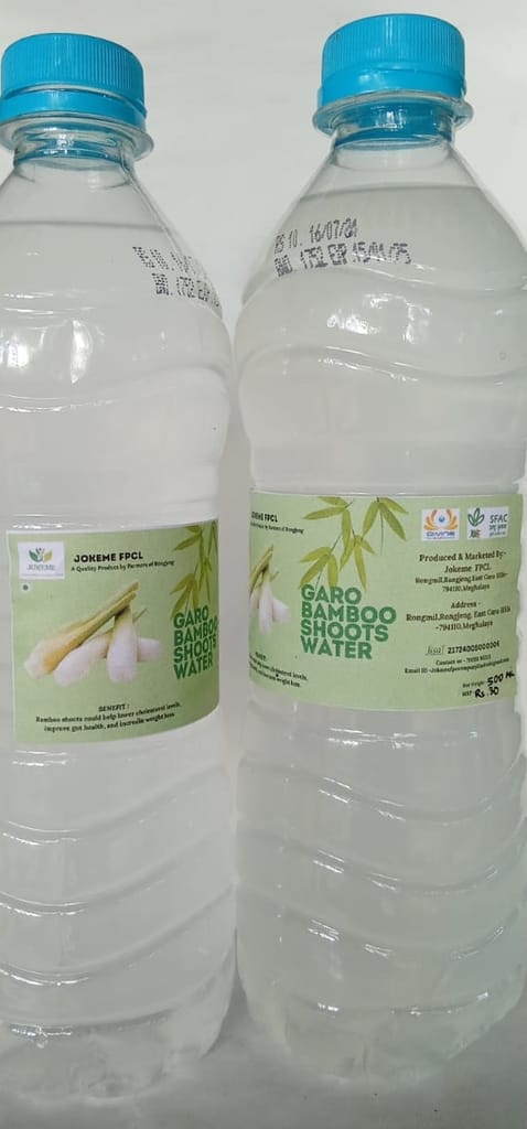 Bamboo shoots water