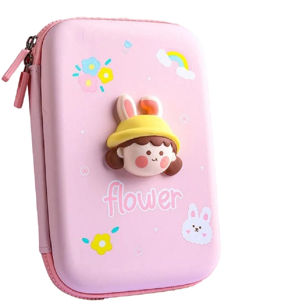 KTRS ENTERPRISE Leather Cartoon Theme Pencil Case, 3D Eva Pencil Case Pouch, Multipurpose Zipper Pencil Case For Kids, Pen And Pencil Bag For School Kids Multicolor - Stationery | Buy online on ZillyBuy
