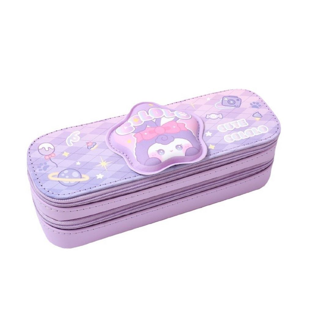 KTRS ENTERPRISE Pencil Case Double Decompression Stationery Case Pencil Case Stationery Case Girl's High Color Value Cute - Stationery | Buy online on ZillyBuy