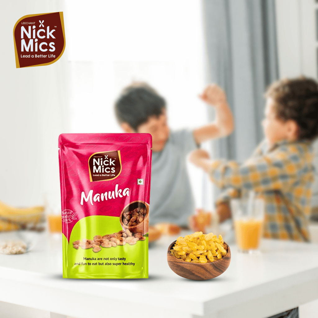 Nickmics Manuka 250 gm  | Sun Dried Natural Manuka | Dryfruits- Indian Kishmish | Rich In Nutiritons| Rich In Iron| Healthy Sweet & Tasty | Energy Booster|