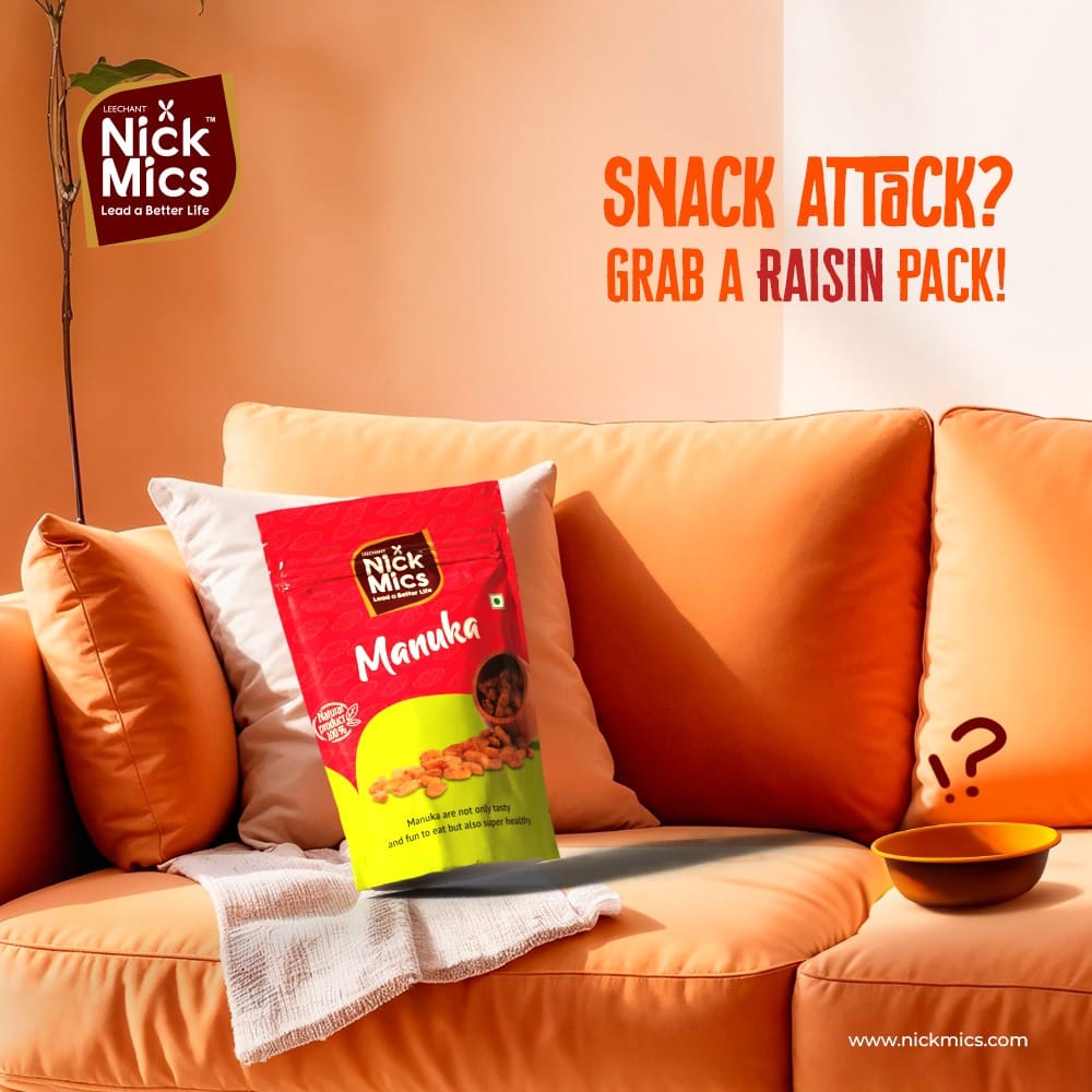 Nickmics Manuka 250 gm  | Sun Dried Natural Manuka | Dryfruits- Indian Kishmish | Rich In Nutiritons| Rich In Iron| Healthy Sweet & Tasty | Energy Booster|