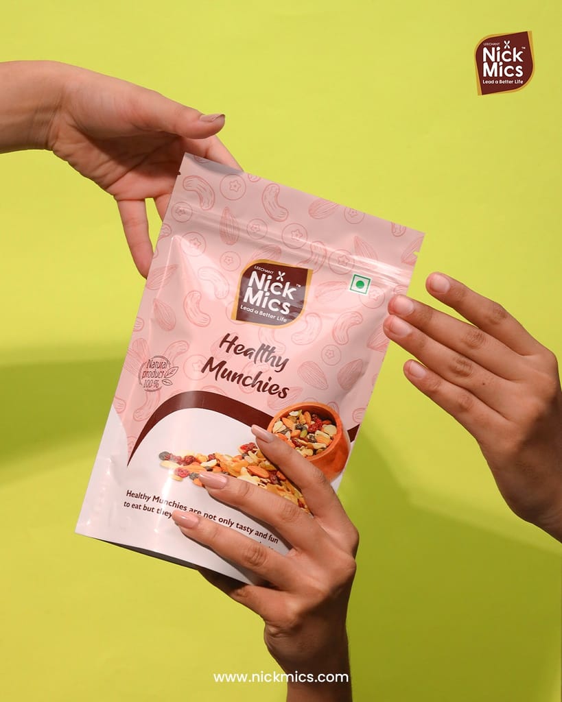 Nickmics Nickmics Healthy Munchies (Mixed Trails) 250 gm | Trail Mix | Seeds Mix | Roasted Seeds Mix for eating | Sesame seeds & Dried Cranberries | Mixed Seeds for Weight Loss | Healthy Diet Snacks