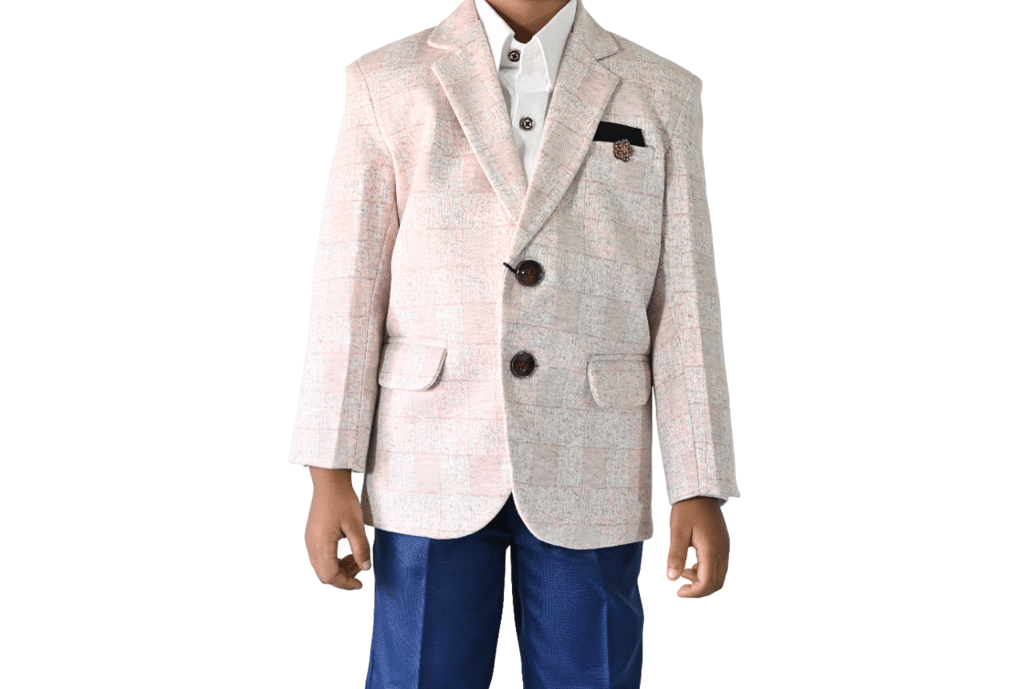 JOYHAAT Kids Boy's Formal/Party/Wedding/Festival Blazer with Peach Color