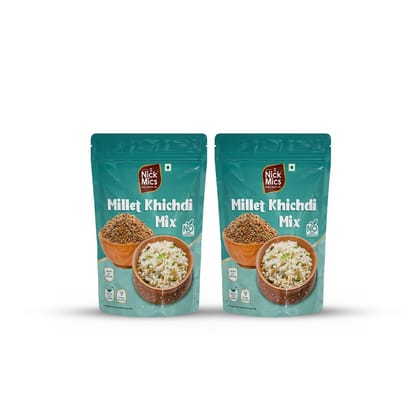 Nickmics Khichdi Mix Millet |  Easy & Ready to Cook | Healthy & Nutritious Breakfast | Rich in Protein | High Fiber | No Pesticides & Chemicals
